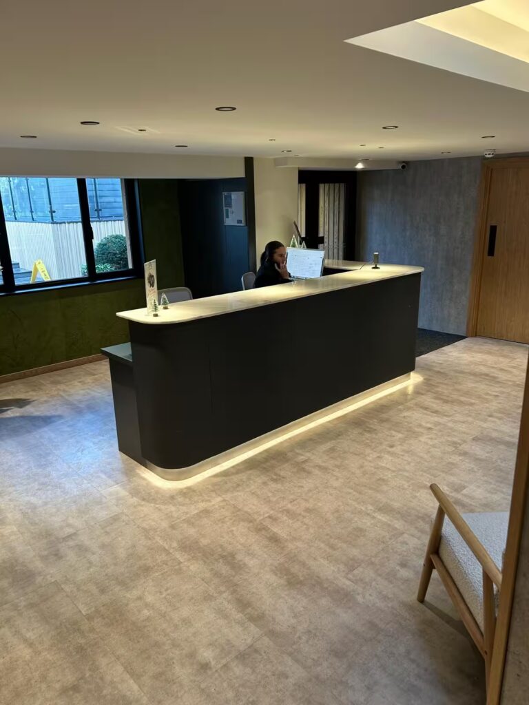 Reception converted